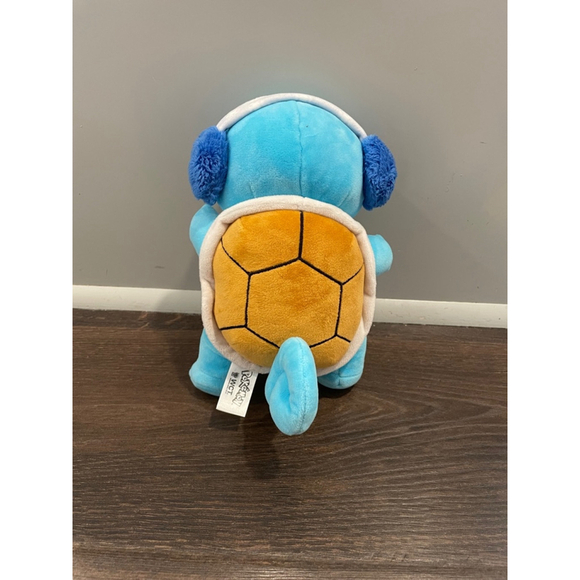 Pokemon Squirtle Holiday Seasonal 8” Plush Toy w/ Ear Muffs - Picture 2 of 3